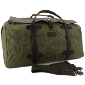 best waxed canvas duffle bolsa